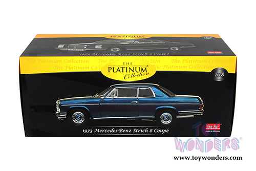 Sun Star Platinum - Mercedes-Benz Strich 8 Coupé (1973, 1/18 scale diecast model car, magnetitblau) 4576