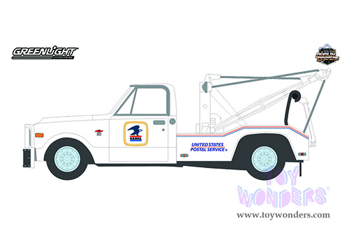 Greenlight - Dually Drivers Series 9 | Chevrolet&reg; C-30 Dually Wrecker Tow Truck "United States Postal Service" (USPS) (1968, 1/64 scale diecast model car, White) 46090A/48