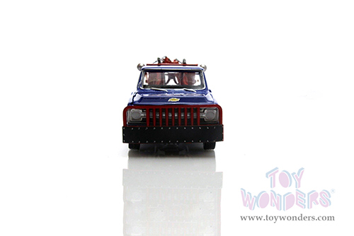 Greenlight - Dually Drivers Series 10 | Chevrolet&reg; C-30 Dually Wrecker Truck - Standard Oil Company Roadside Service 24 Hour (1969, 1/64 scale diecast model car, Dark Blue) 46100A/48