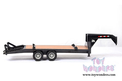 Tomy ERTL Big Farm - Case IH Ram 3500 Pickup Truck in Red with Gooseneck Trailer and Scout XL Diesel UTV (1/16 scale sturdy plastic model car, Red) 46456