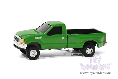 Tomy ERTL - Ford 350 Pickup (1/64 scale die cast model car, Green and White) 46582C