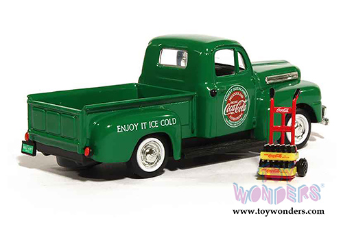 Motor City Coca-Cola - Ford F1 Pick Up (1948, 1/43 scale diecast model car, Green) 467431