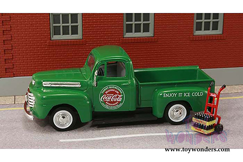 Motor City Coca-Cola - Ford F1 Pick Up (1948, 1/43 scale diecast model car, Green) 467431