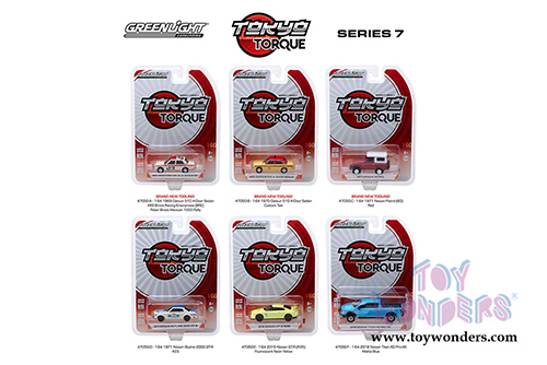 Greenlight - Tokyo Torque Series 7 Assortment (1/64 scale diecast model car, Asstd.) 47050/48