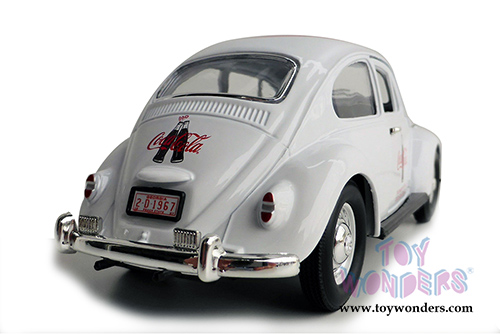Motor City Coca-Cola - 100 Years - Classic Volkswagen Beetle Hard Top (1/24 scale diecast model car,  White) 478966