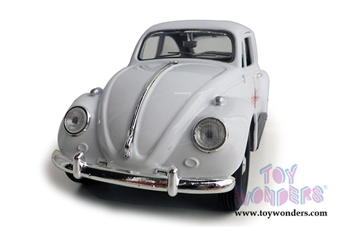 Motor City Coca-Cola - 100 Years - Classic Volkswagen Beetle Hard Top (1/24 scale diecast model car,  White) 478966