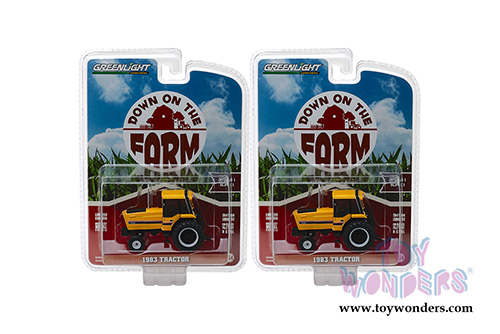 Greenlight - Down on the Farm Series 1 |  International&reg; Harvester&trade; 3488 Tractor (1983, 1/64 scale diecast model car, Yellow/Black) 48010F/48