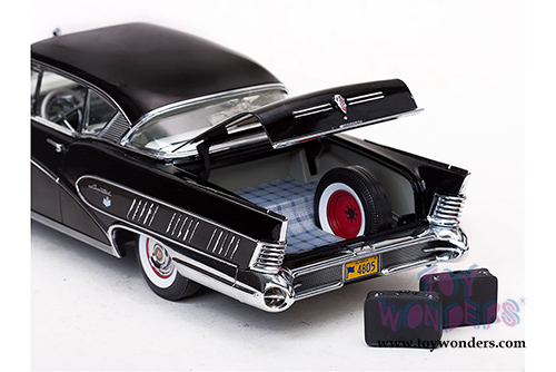 Sun Star Platinum - Buick Limited Riviera Coupe Hard Top (1958, 1/18 scale diecast model car, Black Charcoal) 4805
