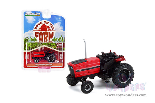 Greenlight - Down on the Farm Series 6 | 3088 Row Crop Tractor (1981, 1/64 scale diecast model car, Red with Black stripes) 48060C/48