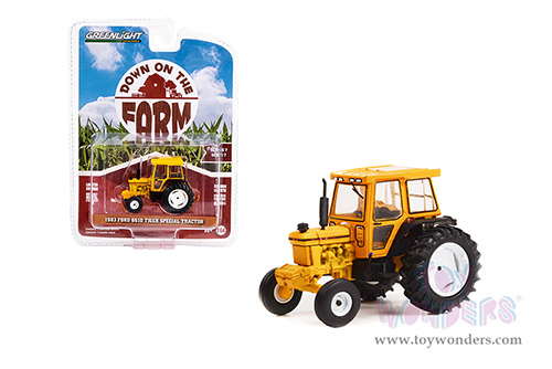 Greenlight - Down on the Farm Series 7 | Ford 6610 Tiger Tractor (1983, 1/64 scale diecast model car, Yellow) 48070D/48