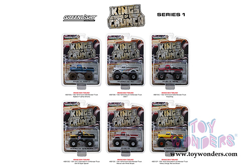 Greenlight - Kings of Crunch Series 1 (1/64 scale diecast model car, Asstd.) 49010/48