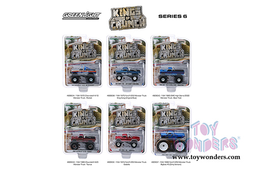 Greenlight - Kings of Crunch Series 6 (1/64 scale diecast model car, Asstd.) 49060/48