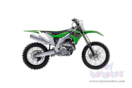 New Ray - Kawasaki KX 450F Dirt Bike (2019, 1/6 scale diecast model bike, Green) 49653