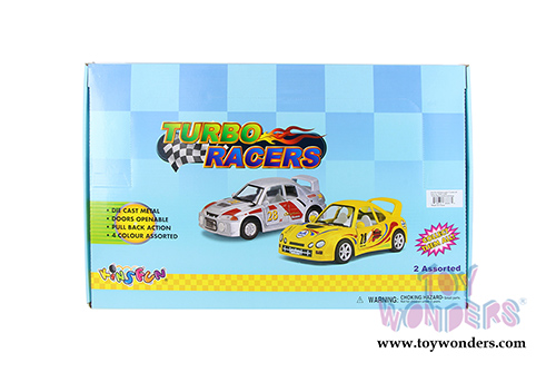 Kinsmart - Turbo Racer Undecorated (5" diecast model car, Asstd.) 5008/10DC