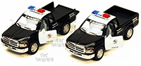 Show product details for Kinsmart - Dodge Ram Police Pickup (1:44, Black/ White) 5018DP