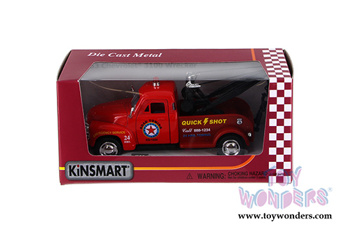 Kinsmart - Chevy Tow Truck (1953, 1/38 scale diecast model car, Asstd.) 5033WR