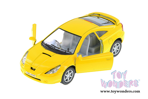 5038D Kinsmart Toyota Celica Yellow Diecast Model Car