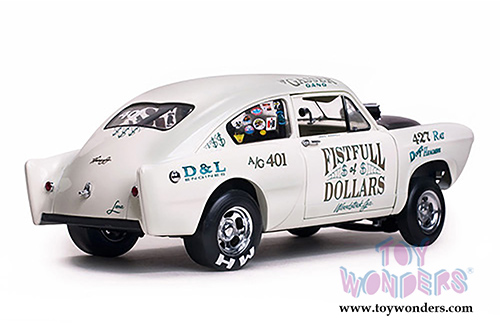 Sun Star - Kaiser Henry J. Gasser Fist Full of Dollars Hard Top (1951, 1/18 scale diecast model car, White) 5099