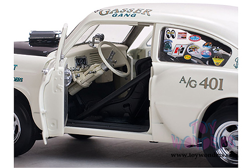 Sun Star - Kaiser Henry J. Gasser Fist Full of Dollars Hard Top (1951, 1/18 scale diecast model car, White) 5099