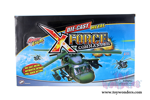 X-Force Commander U.S. Army Black Hawk Helicopter (8" diecast model, Asstd.) 51260