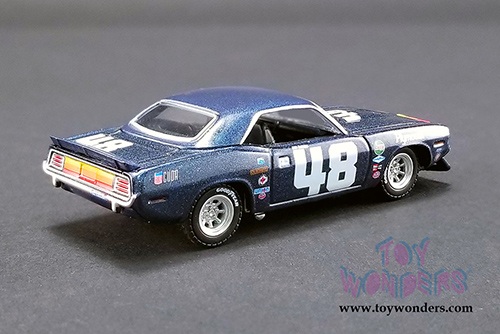 Greenlight/ACME - Dan Gurney 1970 Trans Am Plymouth Barracuda #48 (1970, 1/64 scale diecast model car, Blue) 51263
