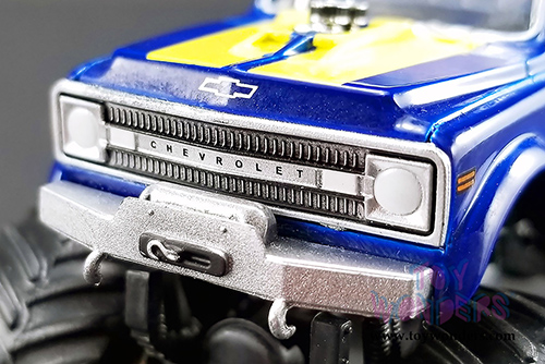 Greenlight/ACME - Chevrolet&reg; K-10 Monster Truck Goodyear (1970, 1/64 scale diecast model car, Blue/Yellow) 51267