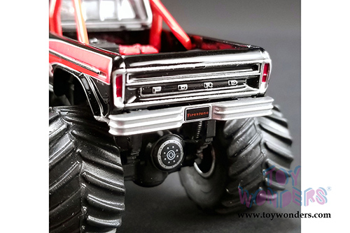 Greenlight/ACME Ford F-250 Monster Truck Firestone (1974, 1/64 scale diecast model car, Red/Black) 51272