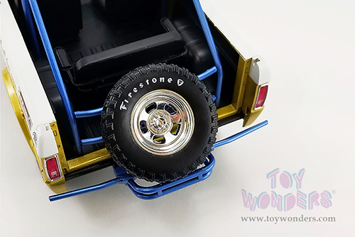 Greenlight/Acme | Ford Baja Bronco #1 "Big Oly Tribute Edition" Vel's Parnelli Jones Racing (1970, 1/18 scale diecast model car, Gold/White) 51405