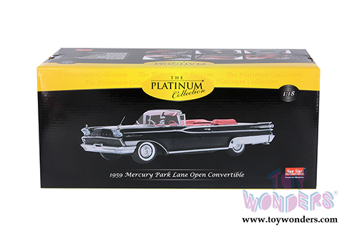 Sun Star Platinum - Mercury Park Lane Open Convertible (1959, 1/18 scale diecast model car, Black) 5153