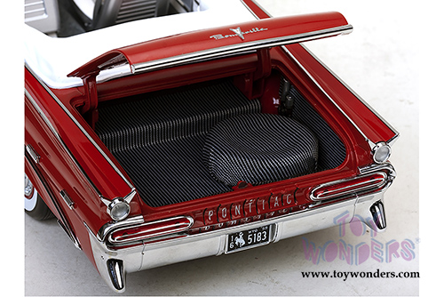 Sun Star Platinum - Pontiac Bonneville Open Convertible (1959, 1/18 scale diecast model car, Mandalay Red) 5183