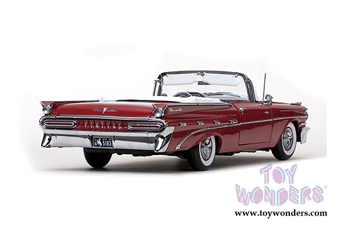 Sun Star Platinum - Pontiac Bonneville Open Convertible (1959, 1/18 scale diecast model car, Mandalay Red) 5183