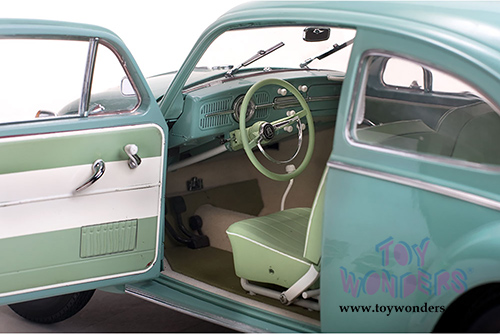 Sun Star - Volkswagen Beetle Saloon Hard Top (1961, 1/12 scale diecast model car, Pastel Blue) 5209