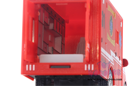 Kinsmart - Rescue Team Ambulances (5" diecast model car, Red) 5259DR