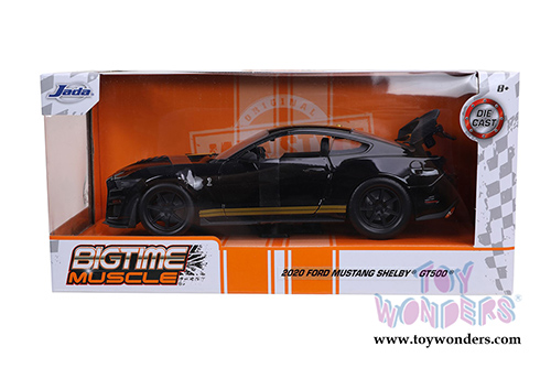 Jada Toys Bigtime Muscle - Ford Mustang Shelby GT500 Assorted Pack Wave 162 Hardtop (2020, 1/24 scale diecast model car, Asstd.) 53003-W162GT