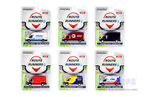 Greenlight - Route Runners Series 3 (1/64 scale diecast model car, Asstd.) 53030/48
