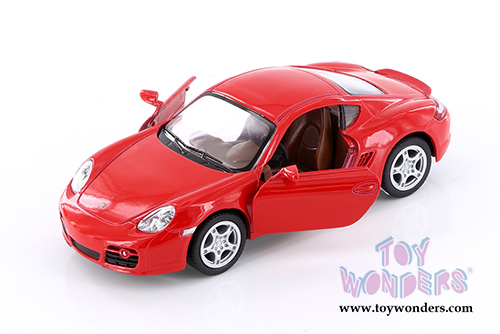 Kinsmart - Porsche Cayman S Hardtop (1/34 scale diecast model car, Red) 5307DR