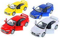 Kinsmart - Mitsubishi Lancer Evolution X Hard Top (2008, 1/36 scale diecast model car, Asstd.) 5329D