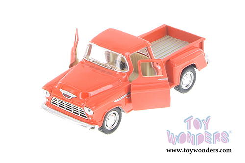 Kinsmart - Chevy Stepside Pickup (1955, 1/32 scale diecast model car, Asstd.) 5330/5D
