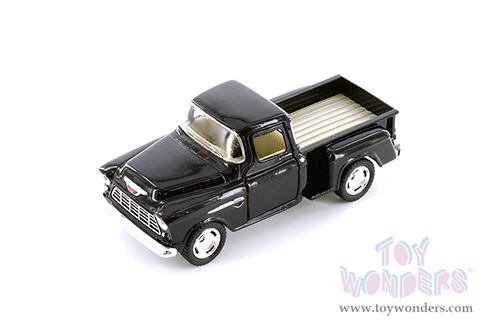 5330DBK Kinsmart 1955 Chevy Stepside Pickup Truck Diecast Model Car