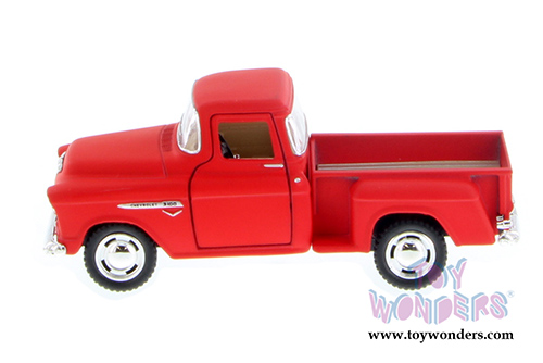 Kinsmart - Chevy Stepside Pickup (1955, 1/32 scale diecast model car, Red) 5330DR