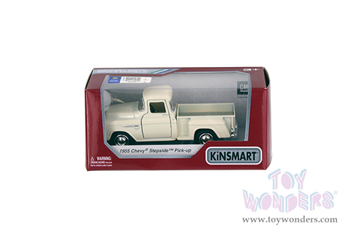 5330WIV Kinsmart 1955 Chevrolet Stepside Pickup Diecast Model Car Window Box Package