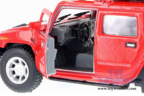 Kinsmart - Hummer H2 SUV (2008, 1/40 scale die cast model car, Asstd.) 5337WR