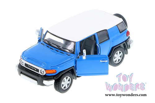 Kinsmart - Toyota FJ Cruiser SUV (1/36 scale diecast model car, Blue) 5343DBU