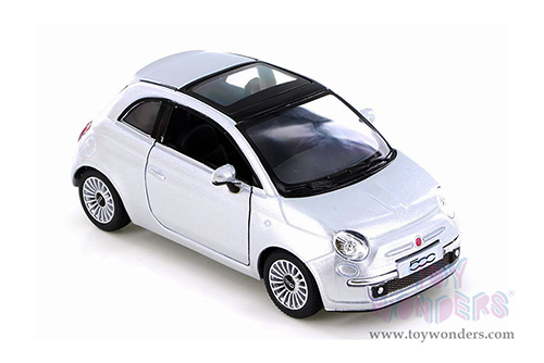 5345D Kinsmart 2007 Fiat 500 Hardtop with Sunroof Diecast Model Car