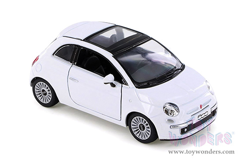 5345D Kinsmart 2007 Fiat 500 Hardtop with Sunroof Diecast Model Car