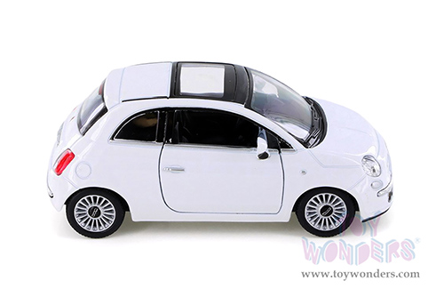 5345D Kinsmart 2007 Fiat 500 Hardtop with Sunroof Diecast Model Car