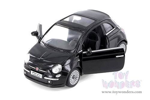 5345D Kinsmart 2007 Fiat 500 Hardtop with Sunroof Diecast Model Car