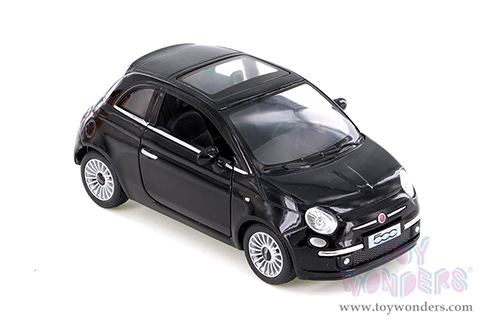 5345D Kinsmart 2007 Fiat 500 Hardtop with Sunroof Diecast Model Car
