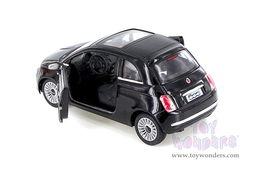 5345D Kinsmart 2007 Fiat 500 Hardtop with Sunroof Diecast Model Car