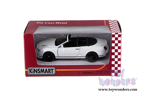 Kinsmart - Bentley Continental Supersports Convertible (2010, 1/38 scale diecast model car, White) 5353WW